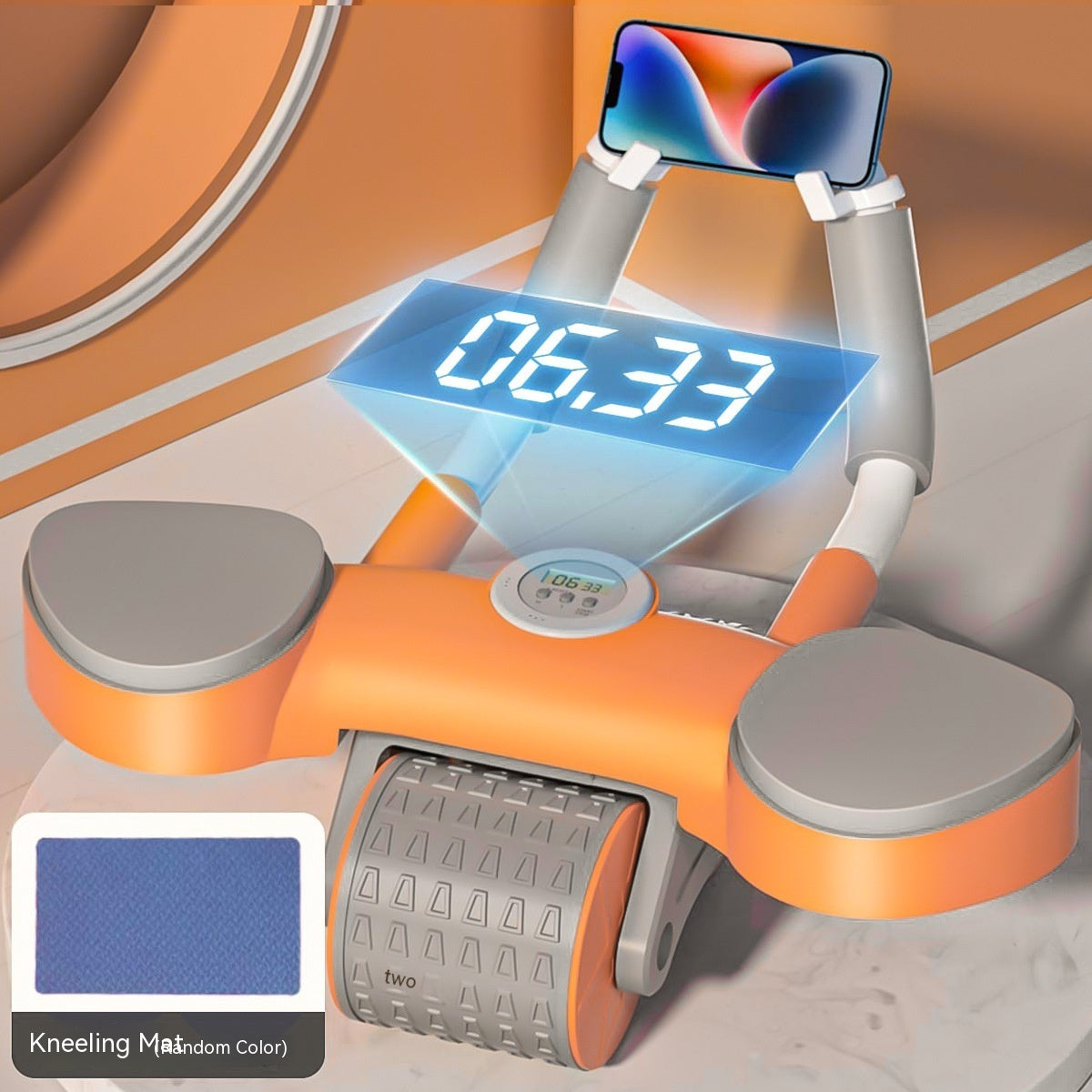 Abdominal Wheel with Automatic Rebound