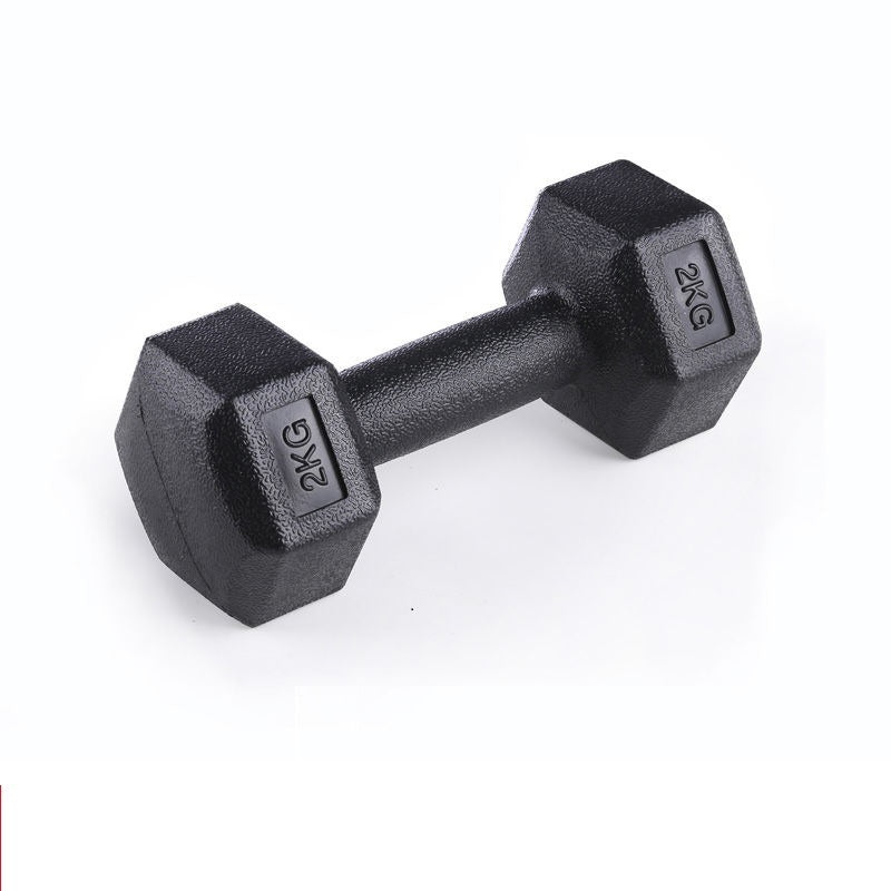 Rubberized Dumbbells – Men & Women Arm Muscle Training Home Fitness Equipment