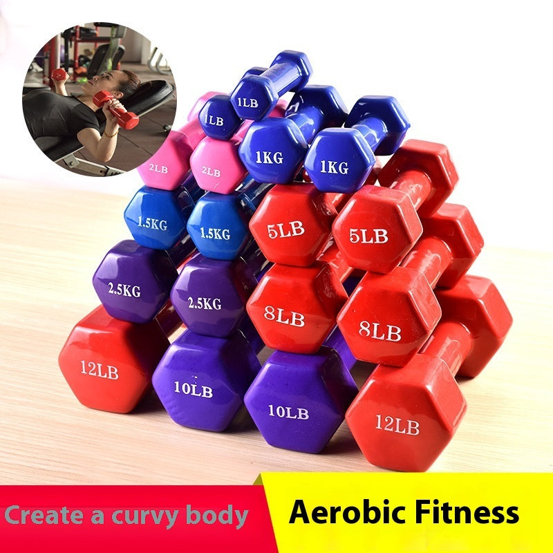 Hexagonal Dumbbell – Home Fitness Arm Slimming & Strength Training Equipment