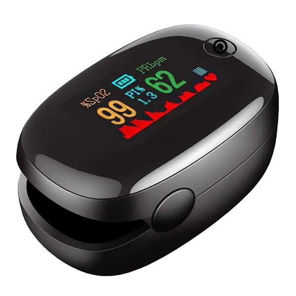 Finger Pulse Oximeter – Heart Rate & SpO2 Blood Oxygen Monitor