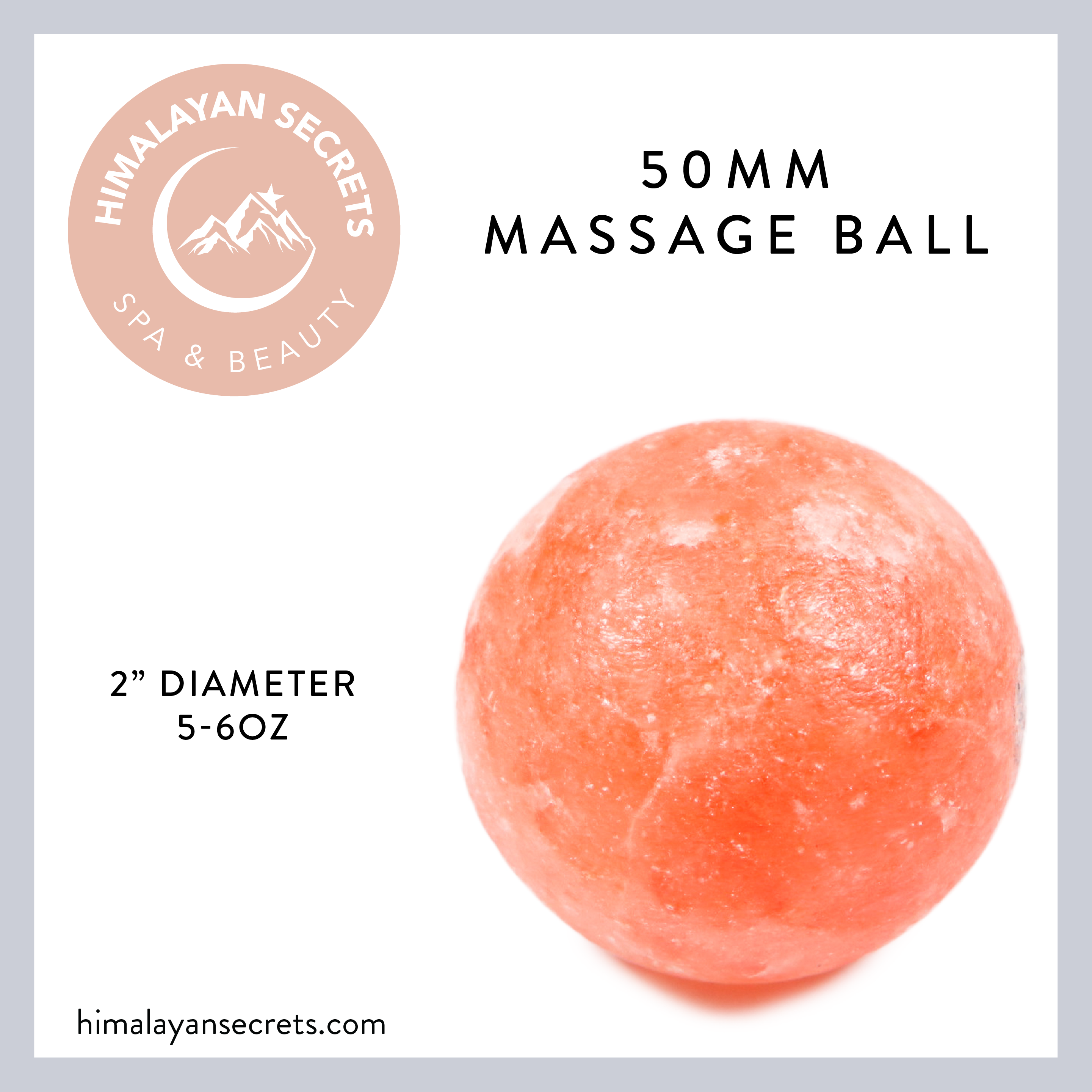 Himalayan Massage Ball – Natural Salt Muscle Relief & Relaxation Tool