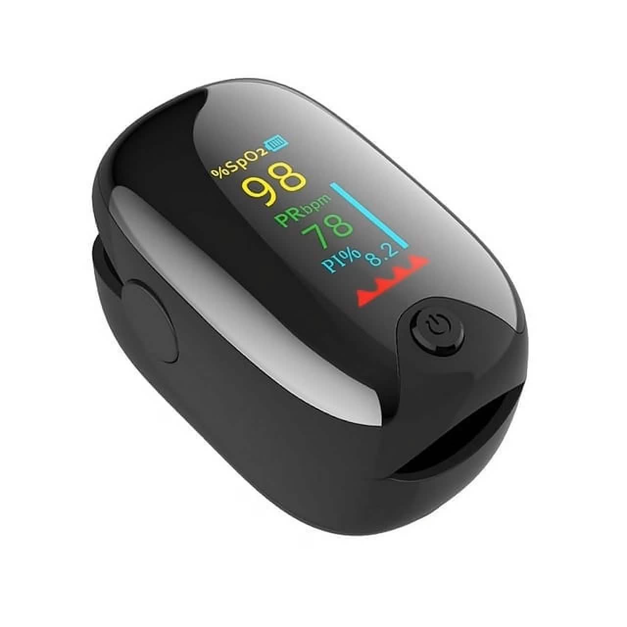 Finger Pulse Oximeter – Heart Rate & SpO2 Blood Oxygen Monitor