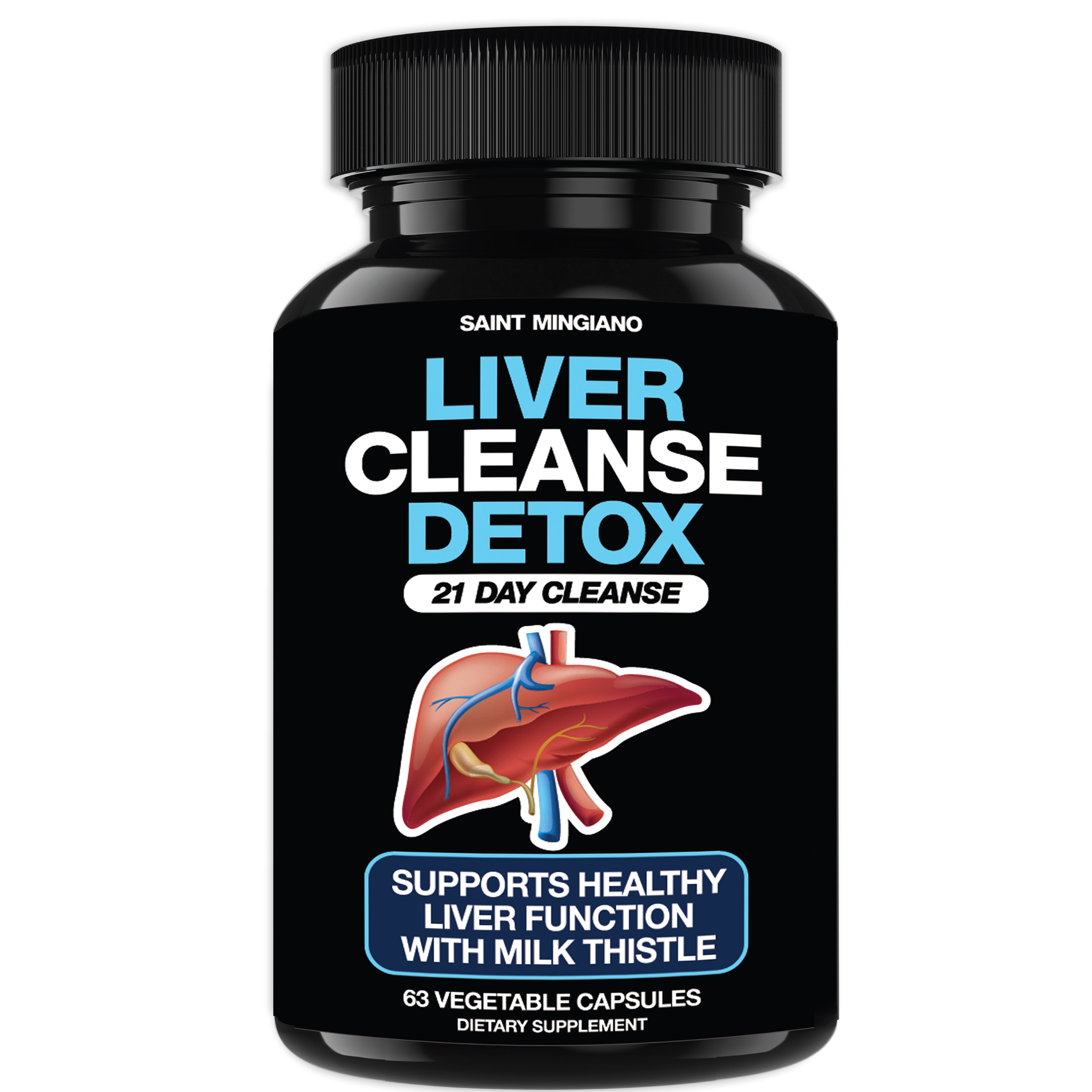 Liver Cleanse Detox & Repair – 21 Day Liver Support with Milk Thistle