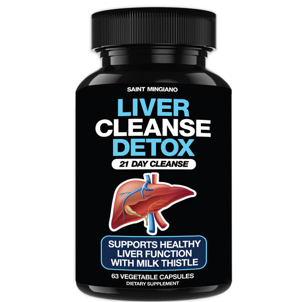 Liver Cleanse Detox & Repair – 21 Day Liver Support with Milk Thistle
