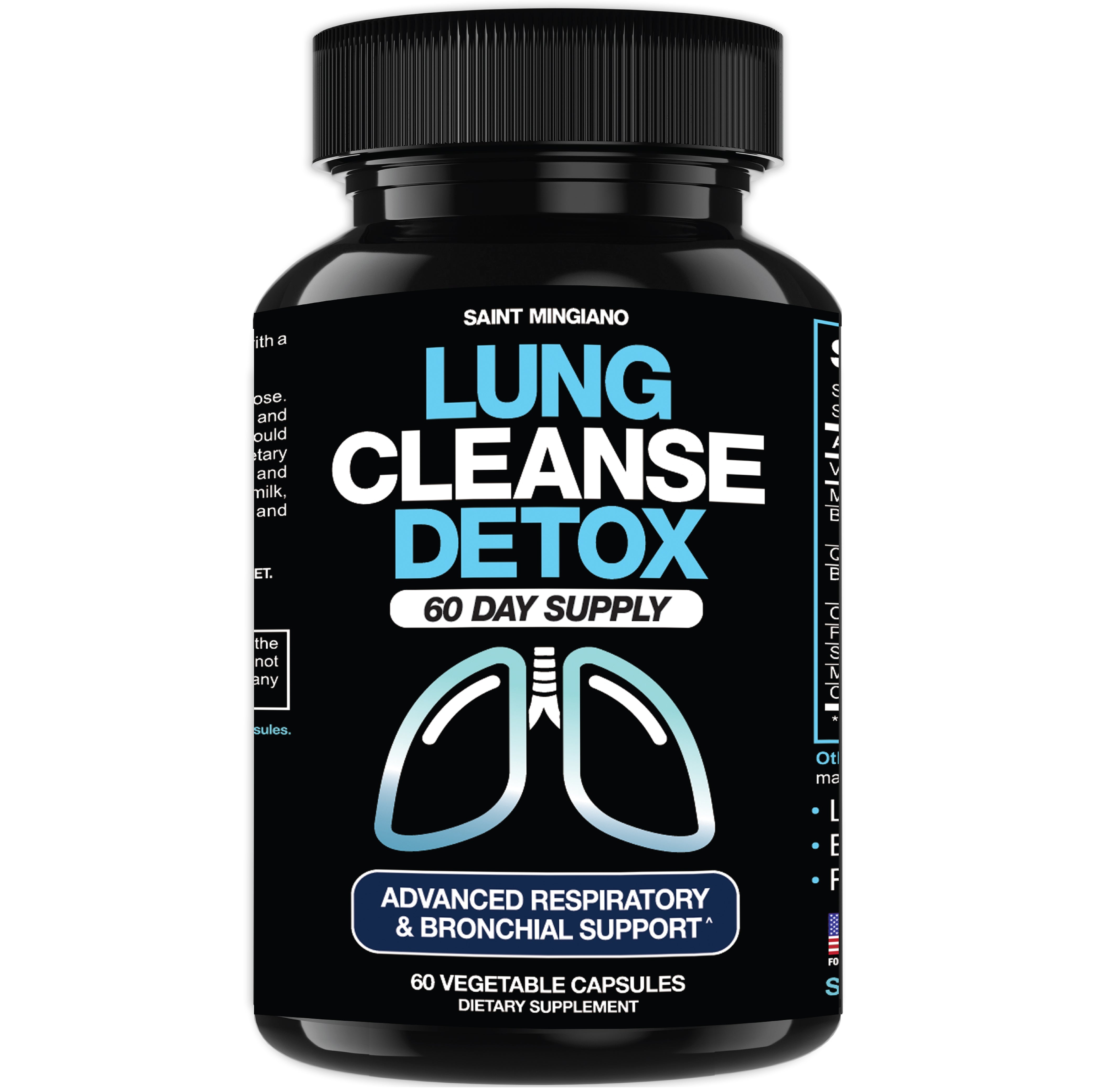 Lung Cleanse Detox – 60 Day Respiratory & Bronchial Support Formula