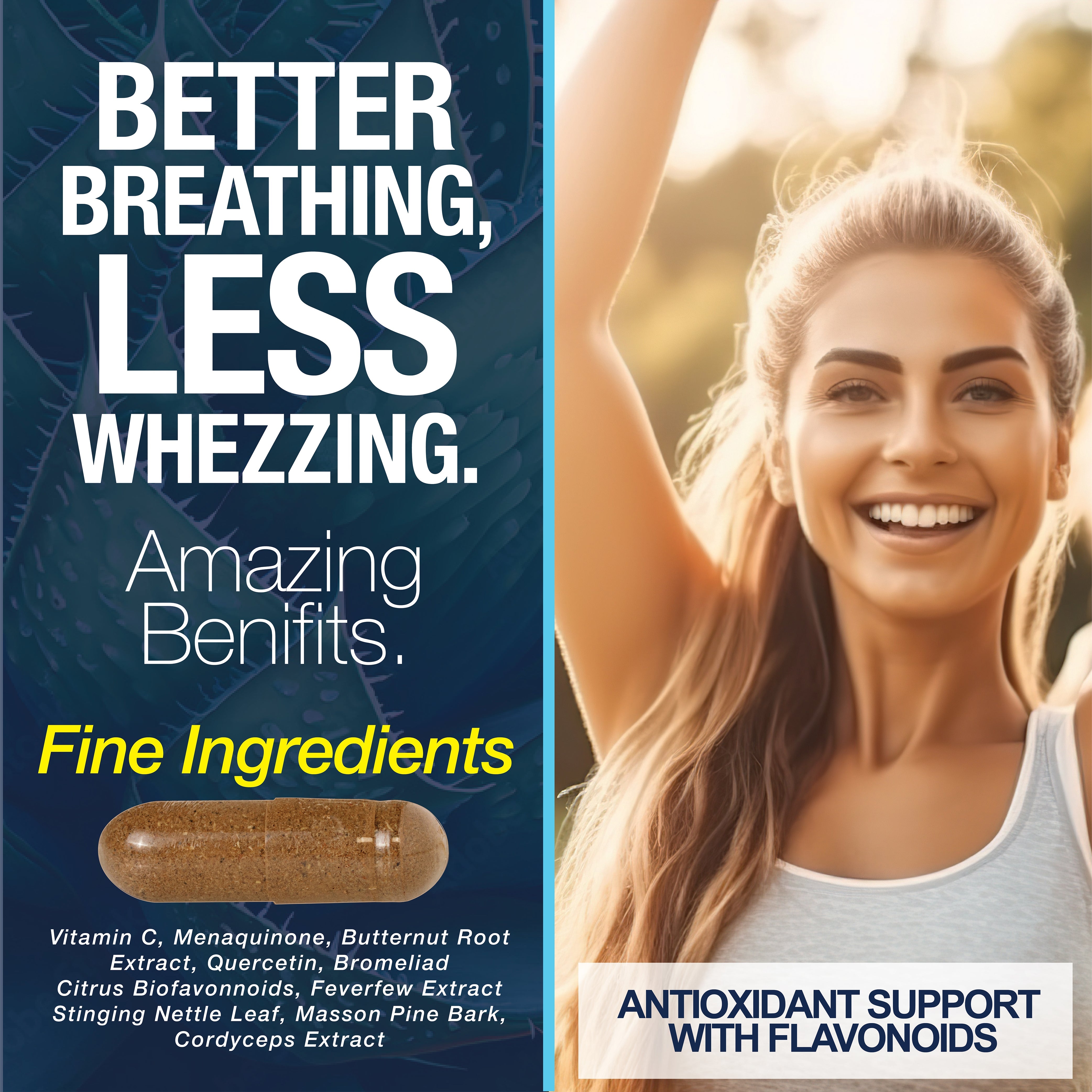 Lung Cleanse Detox – 60 Day Respiratory & Bronchial Support Formula