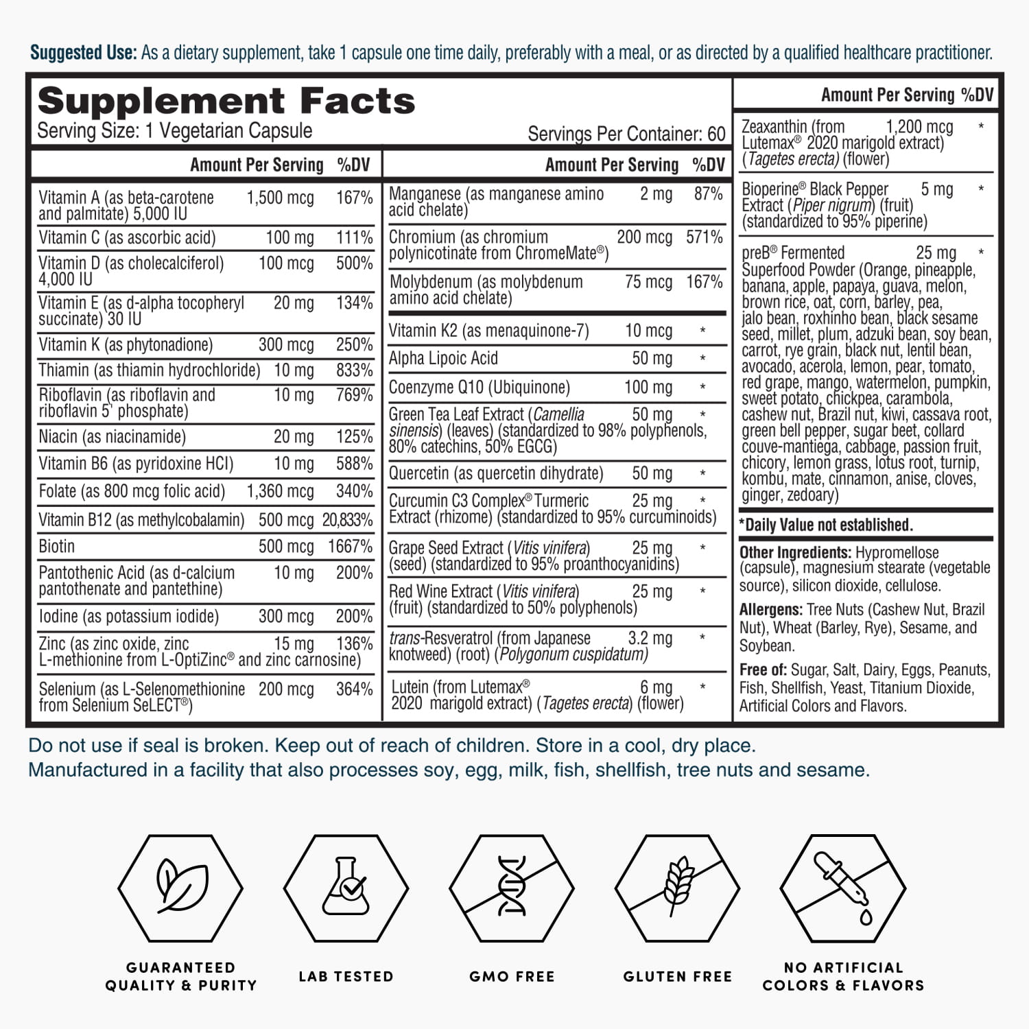 Gold One Daily Multivitamin
