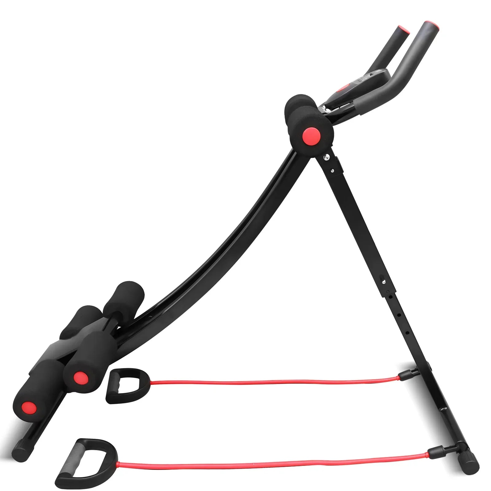 Foldable Ab Machine – Core & Abdominal Workout Trainer with LCD Display (440lbs Max)