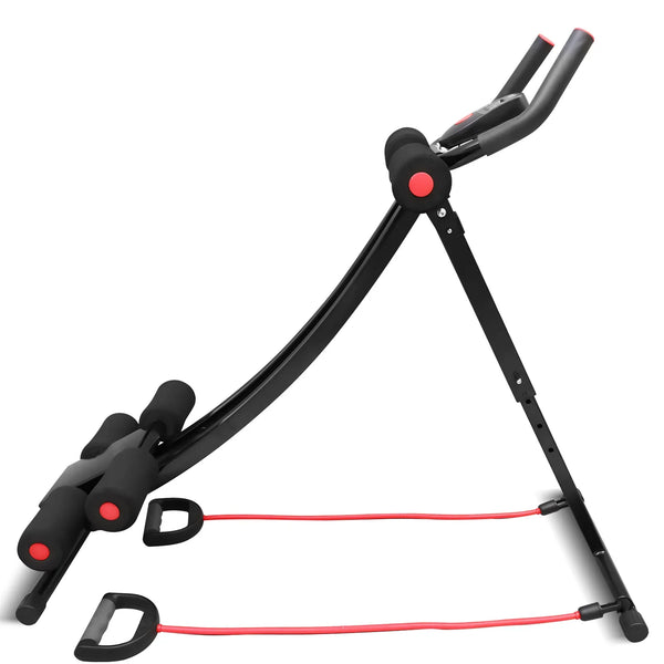 Foldable Ab Machine – Core & Abdominal Workout Trainer with LCD Display (440lbs Max)