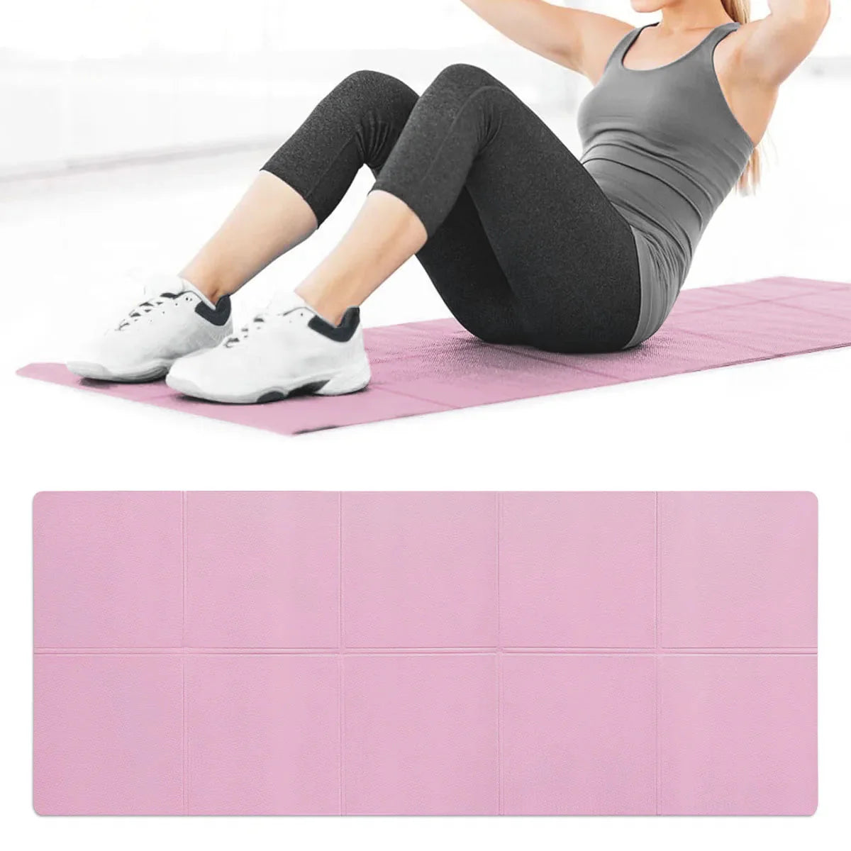 Yoga Mat – Anti-Slip Pilates & Fitness Exercise Mat