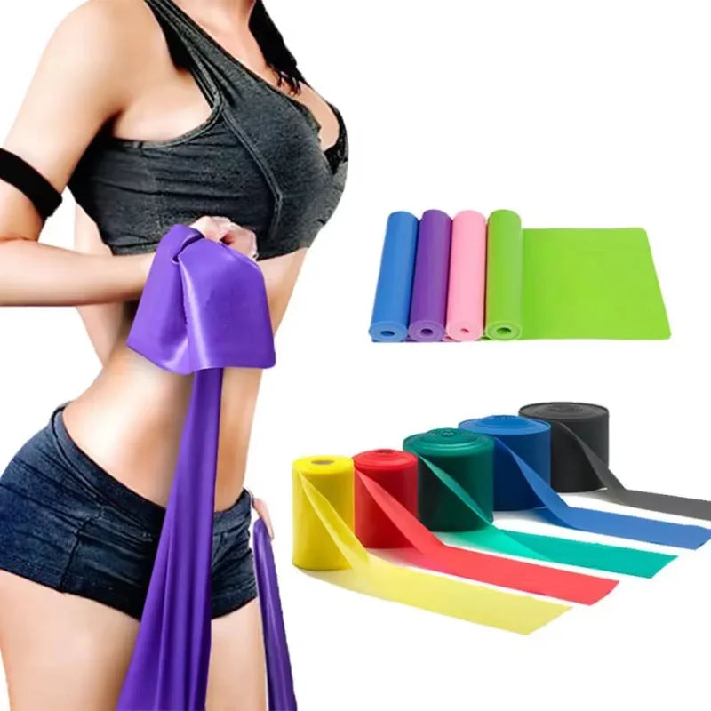 Yoga Tension Sheet – Elastic Resistance Band for Pilates & Stretching
