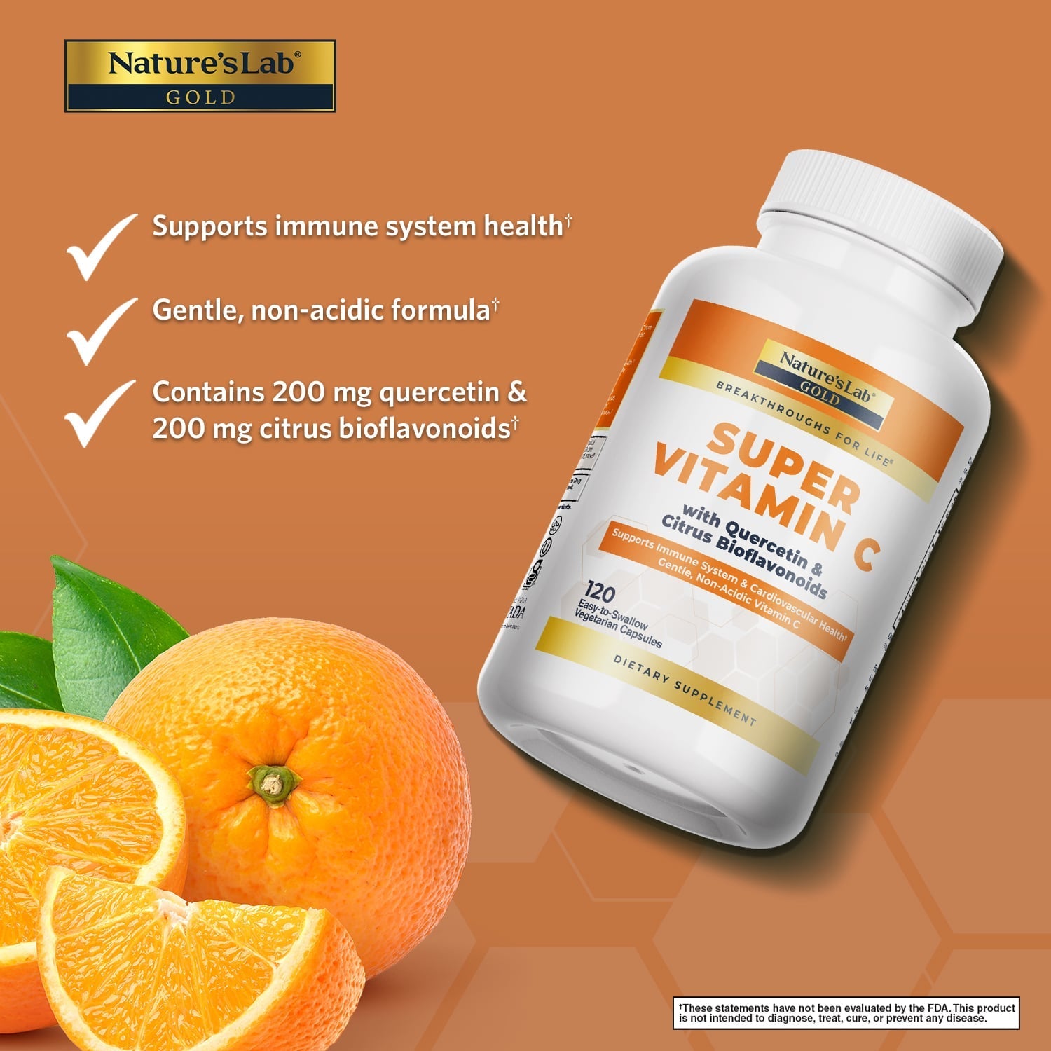 Gold Super Vitamin C 1000 mg - 120 Capsules