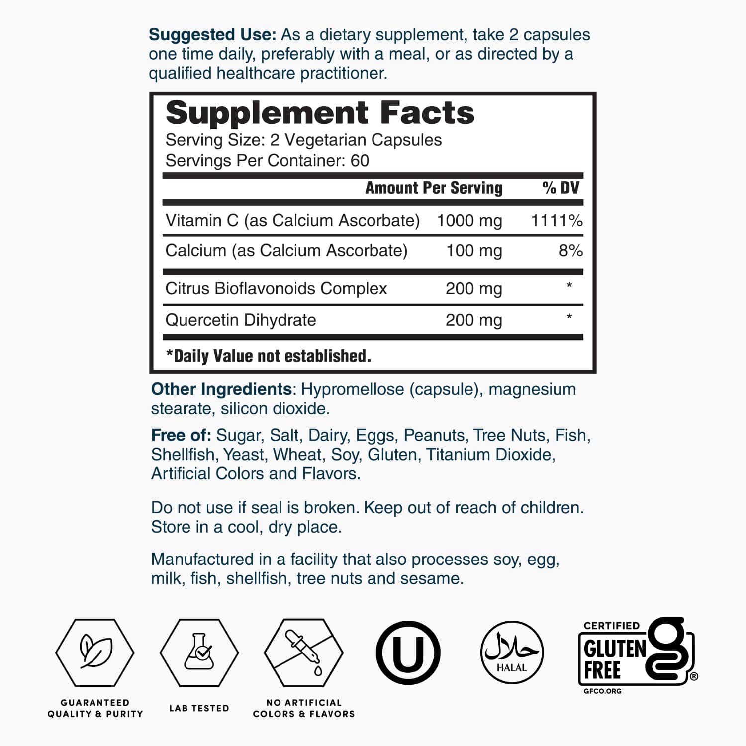 Gold Super Vitamin C 1000 mg - 120 Capsules