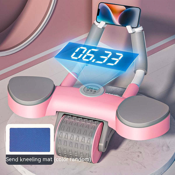 Abdominal Wheel with Automatic Rebound