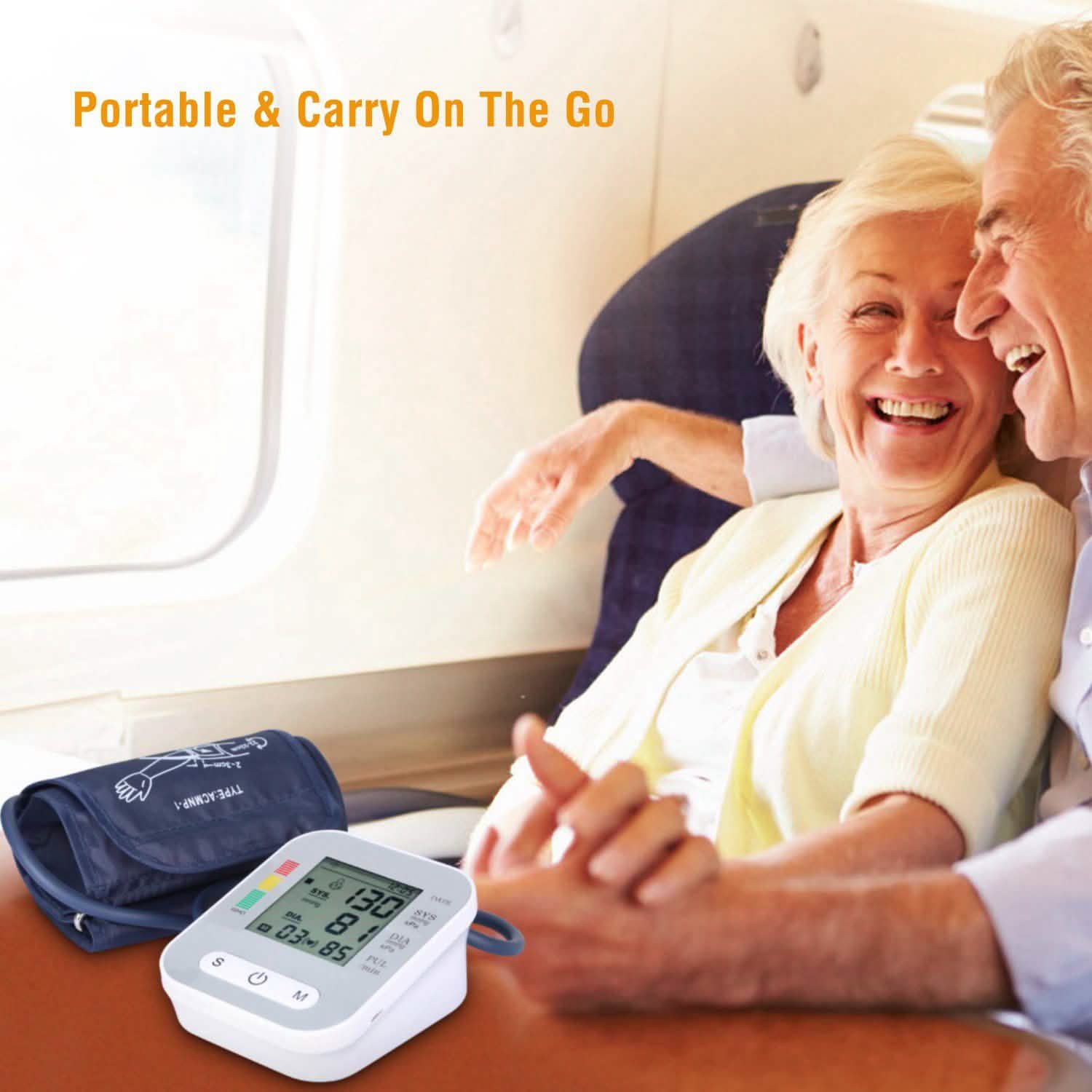 Digital Arm Blood Pressure Monitor – Automatic Home BP & Heart Rate Tracker