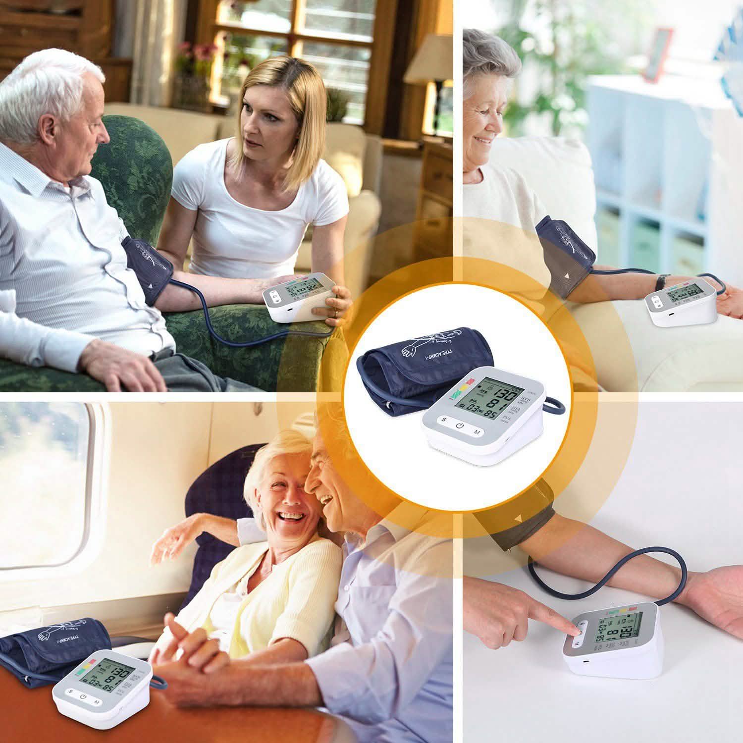 Digital Arm Blood Pressure Monitor – Automatic Home BP & Heart Rate Tracker