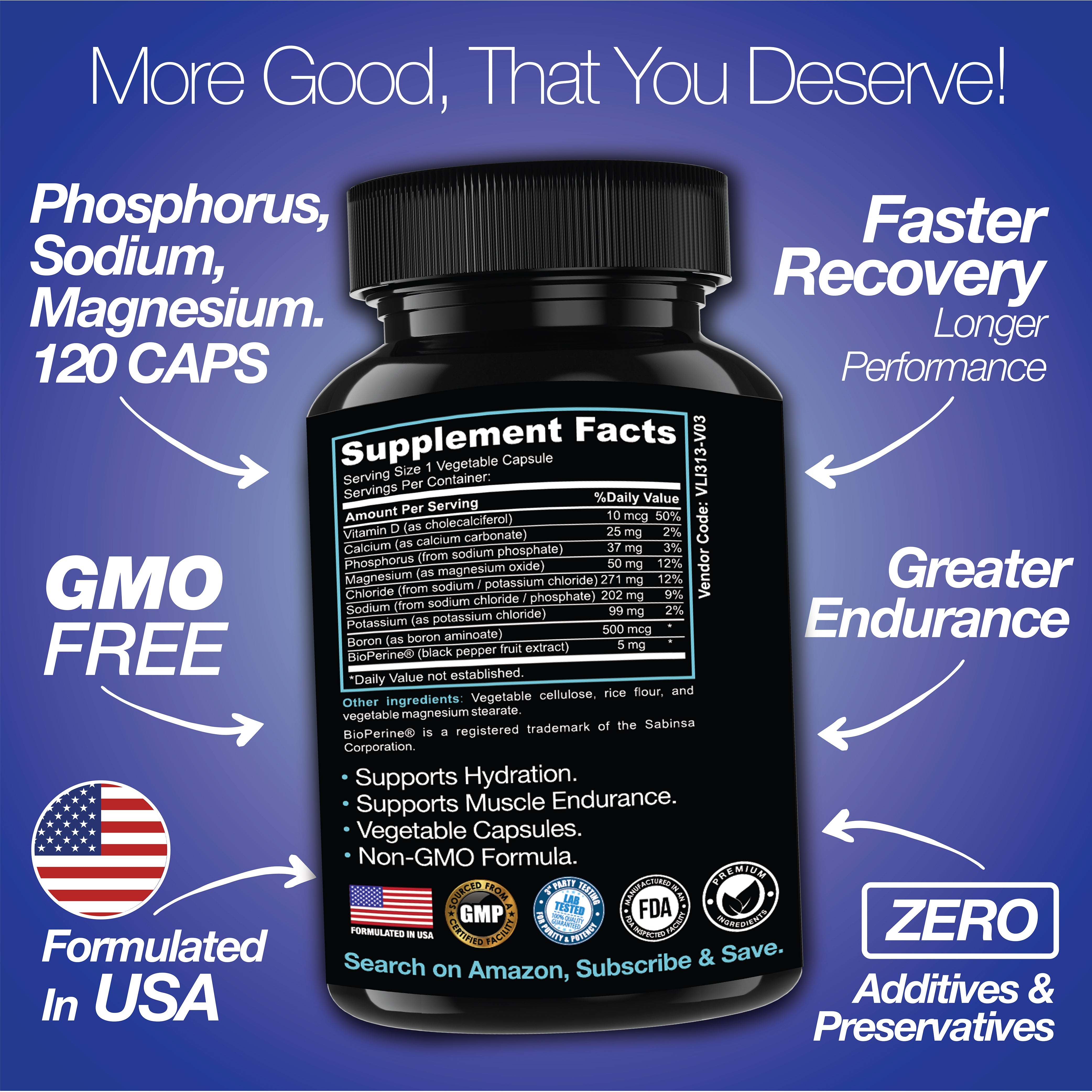 Rapid Rehydr8 Electrolyte Capsules – Muscle Recovery & Cramp Support (100 Caps)