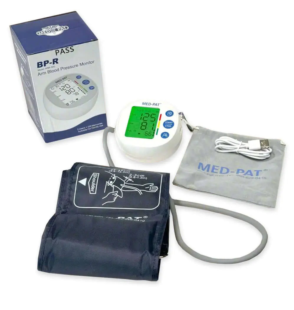 Round Blood Pressure Monitor – Automatic Digital BP Machine (FDA Cleared)