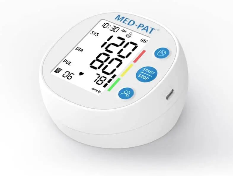 Round Blood Pressure Monitor – Automatic Digital BP Machine (FDA Cleared)