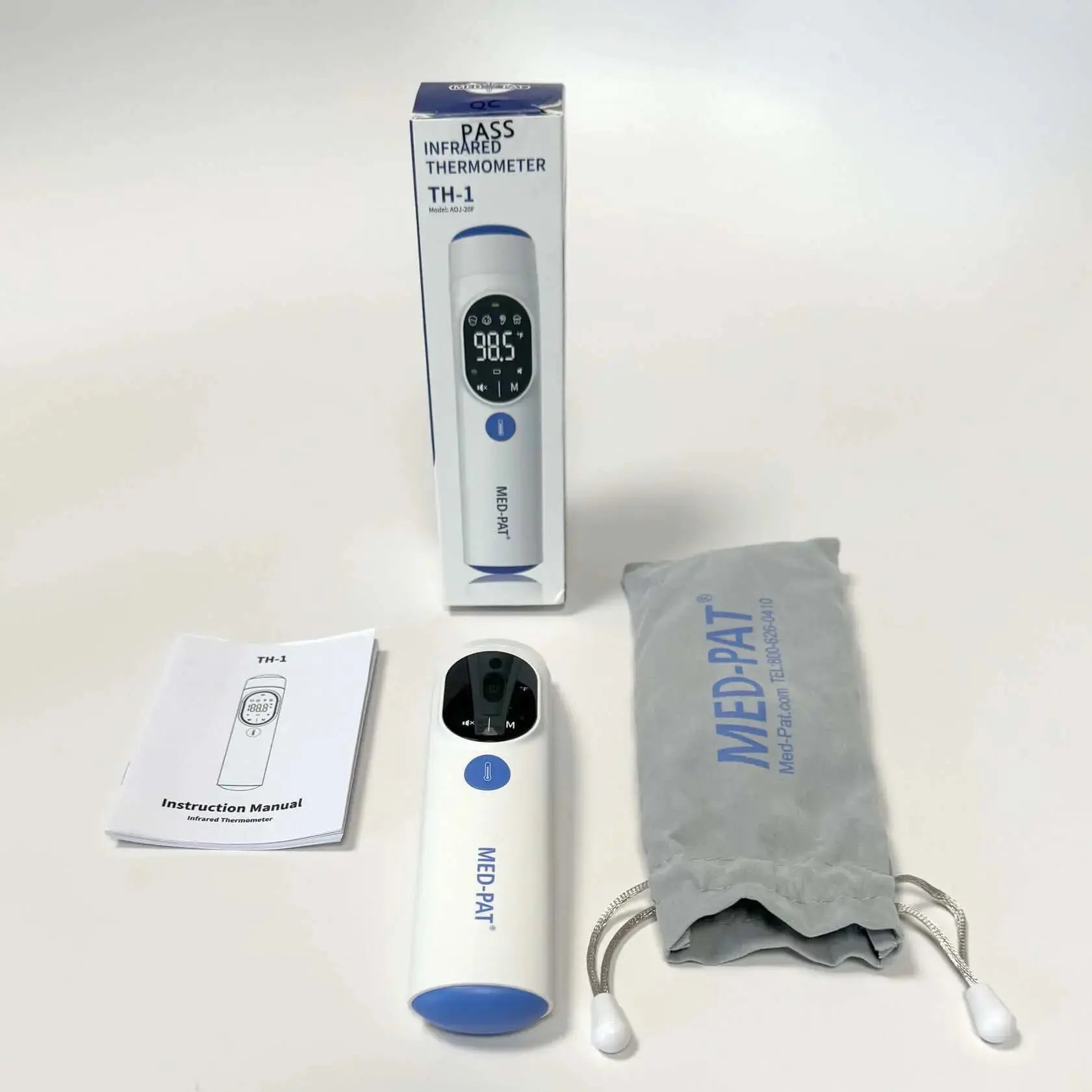 Digital Infrared Thermometer – 4-in-1 Ear & Forehead (FDA Cleared)