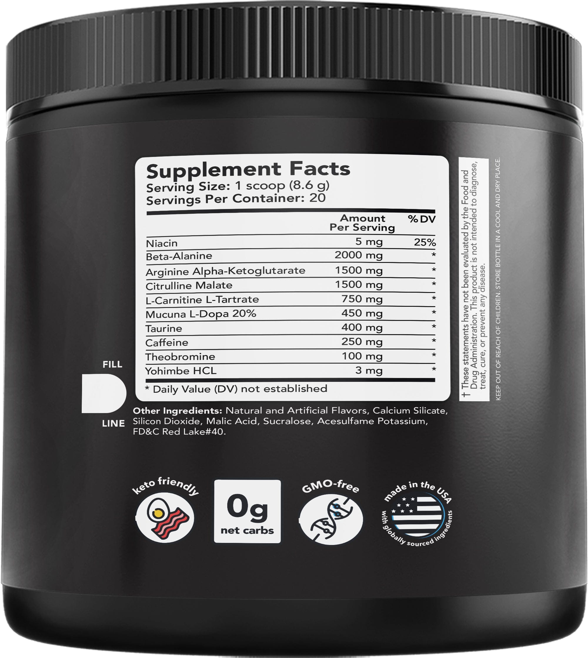 Pre-Workout – Watermelon Flavor Energy & Performance Formula