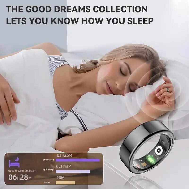 Smart Ring Fitness Assistant – Health & Activity Tracking Wearable
