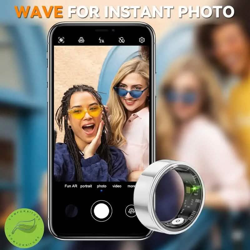 Smart Ring Fitness Assistant – Health & Activity Tracking Wearable
