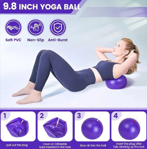 13-Piece Yoga & Pilates Set – Full Body Fitness & Training Kit